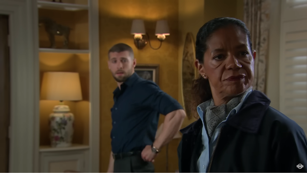 Celia headed to Home Farm where it became apparent that she has been working with Joe and Kim