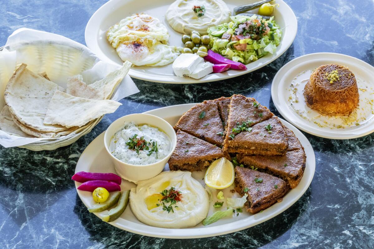 Dishes at Kobee Factory in Van Nuys.