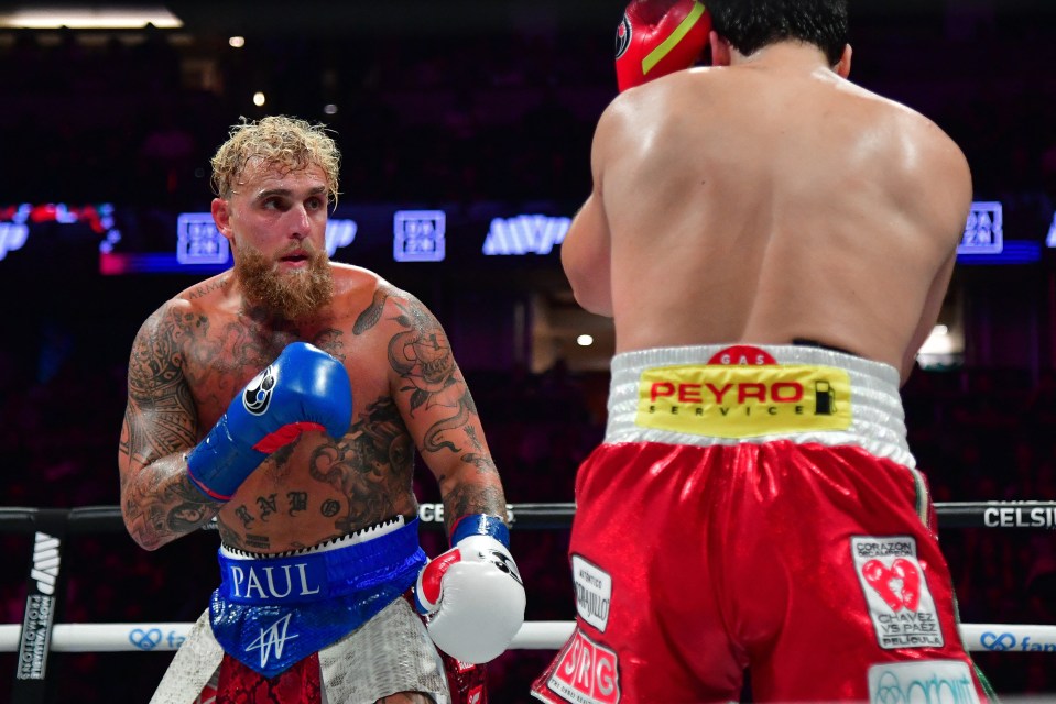 Jake Paul boxing Julio Cesar Chavez Jr.