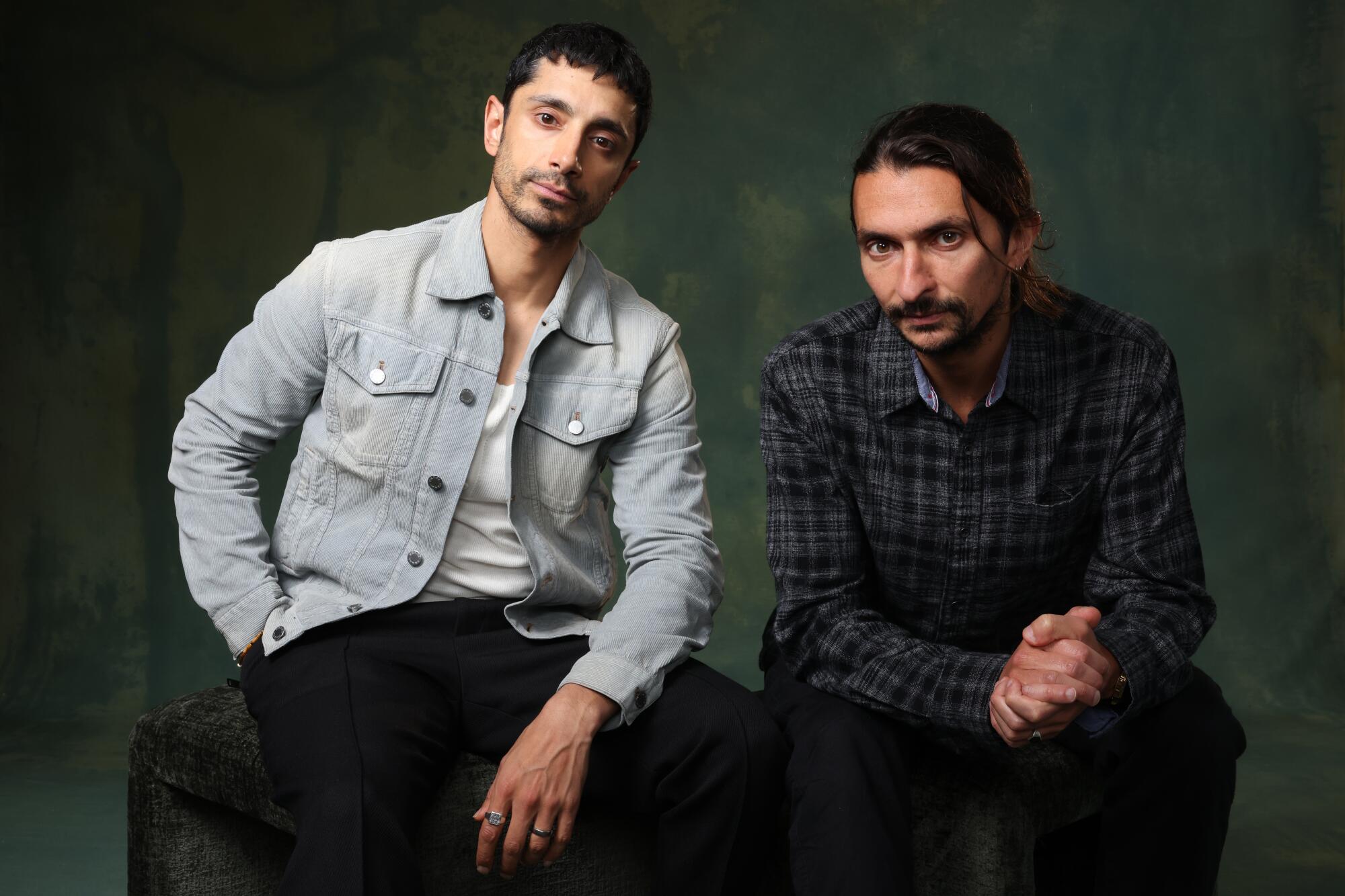 Riz Ahmed and Aneil Karia from the film "Hamlet."
