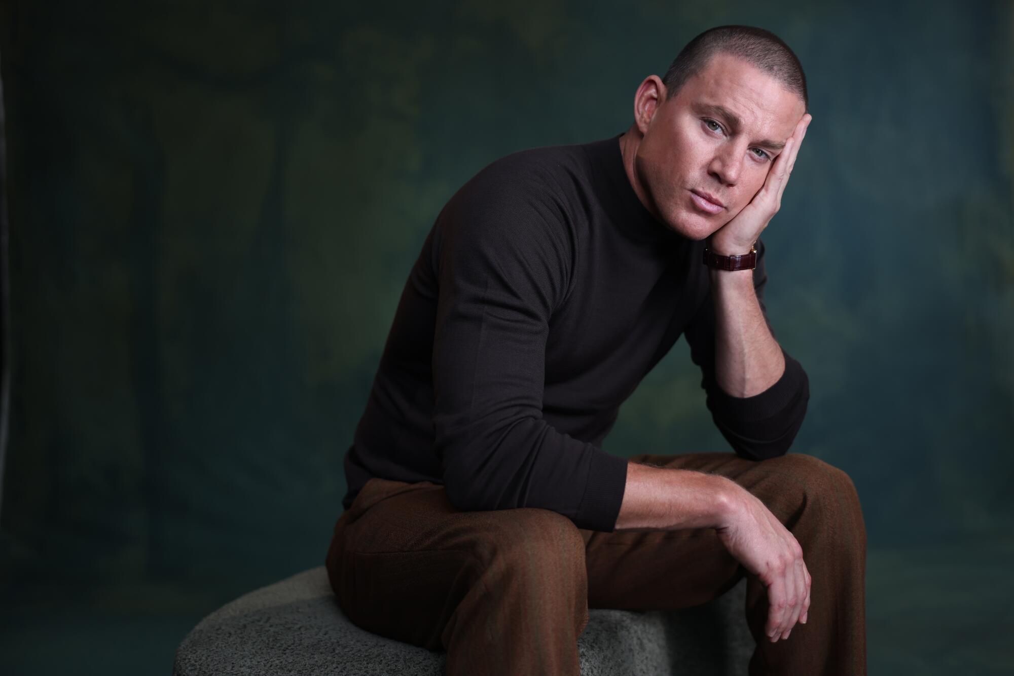 Channing Tatum from the film "Roofman."