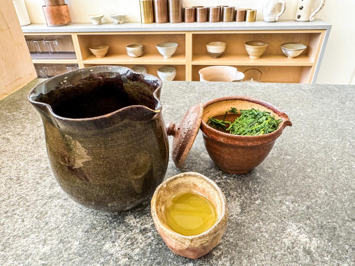 A steeping of gyokuro, a Japanese shade-grown green tea, at Kettl in Los Feliz.