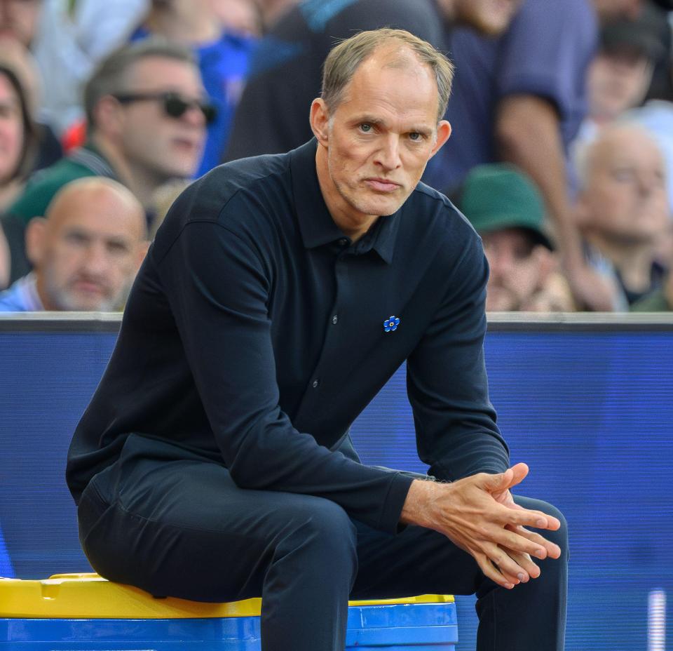 Thomas Tuchel, England manager, at Villa Park.