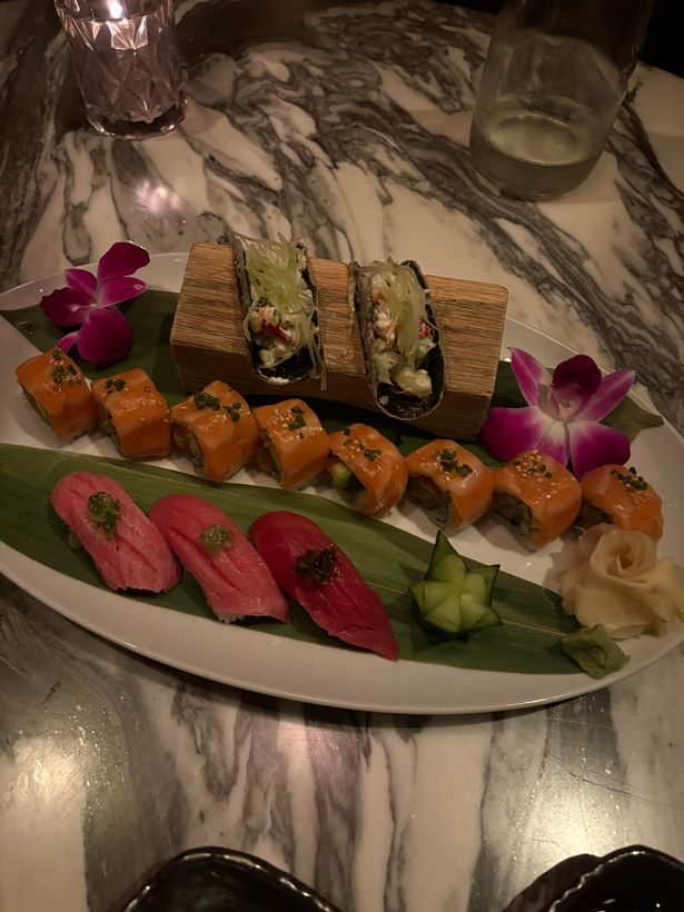 sushi platter