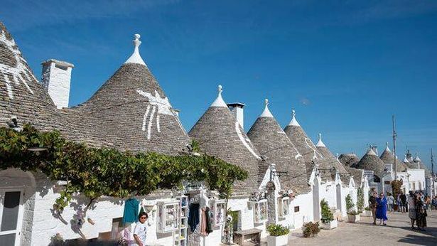 Old town of Alberobello with Trulli houses