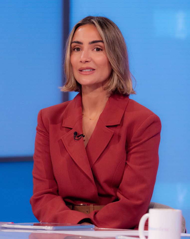 Frankie Bridge on the Loose Women TV show.
