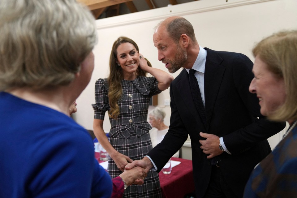 Prince William and Catherine, Princess of Wales, meeting with members of the National Federation of Women's Institute.