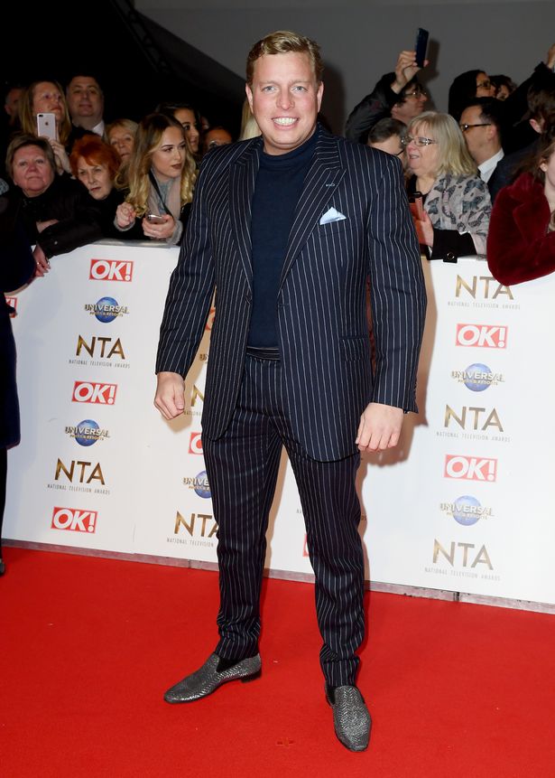 Thomas Skinner on red carpet