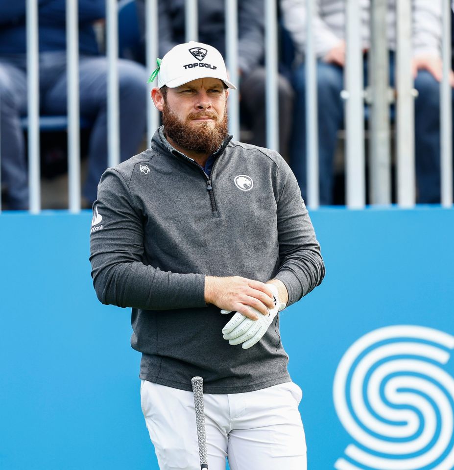 Tyrrell Hatton at the Amgen Irish Open.