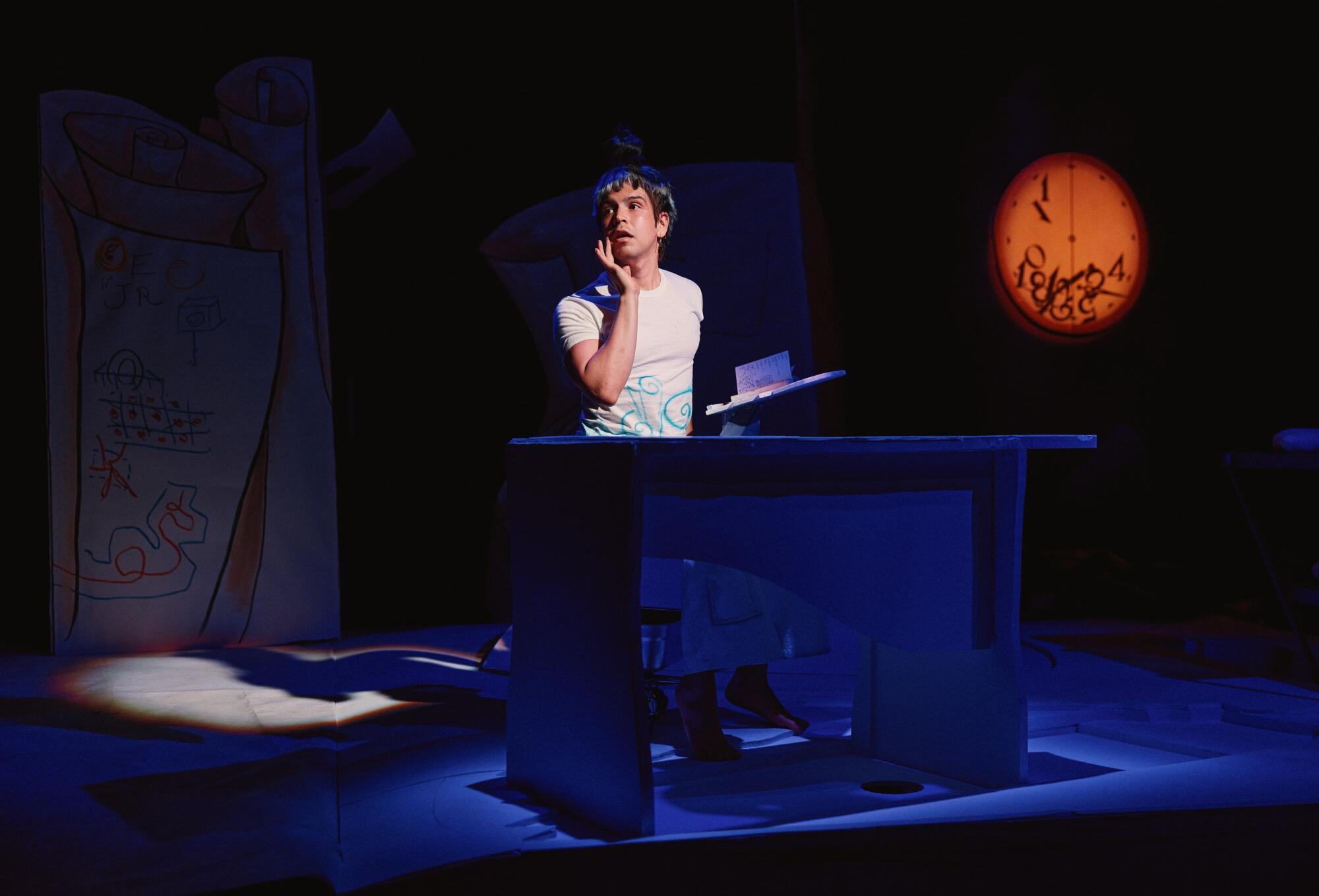 Julio Torres' new play "Color Theories" at Performance Space New York.