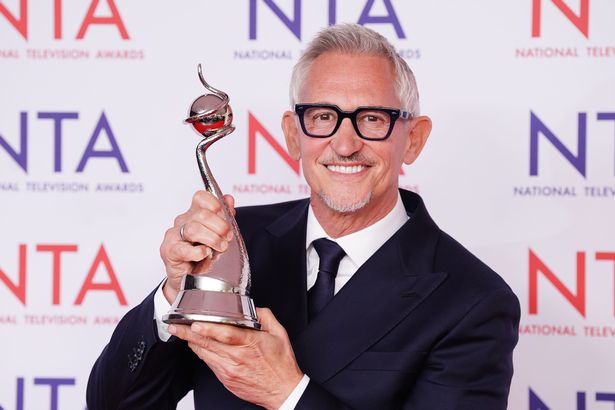 Gary Lineker after his NTA win
