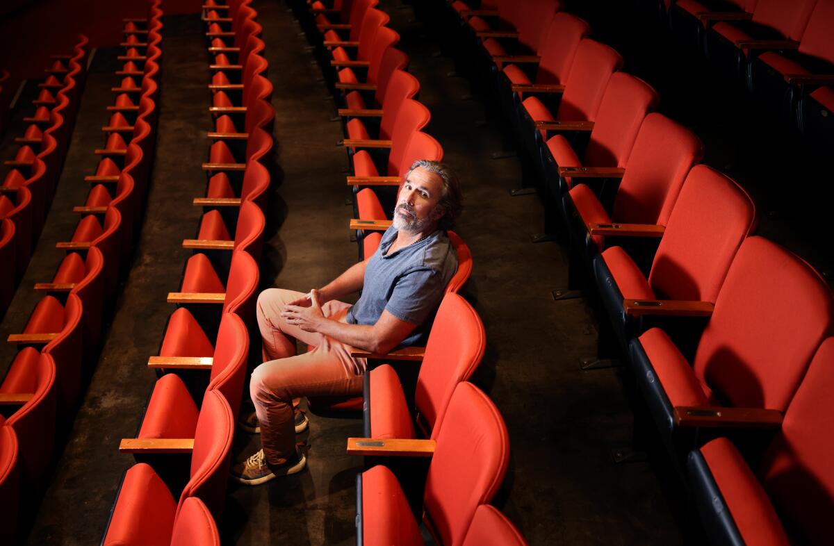 Manuel Oliver is photographed at the Kirk Douglas Theatre in Culver City on Tuesday, September 2, 2025. 
