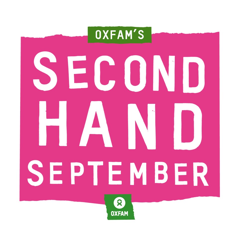 Oxfam's Second Hand September campaign logo.