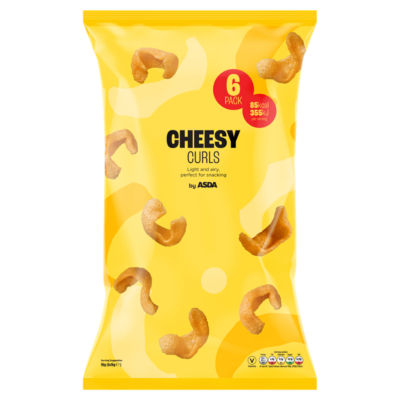 Bag of ASDA Cheesy Curls.