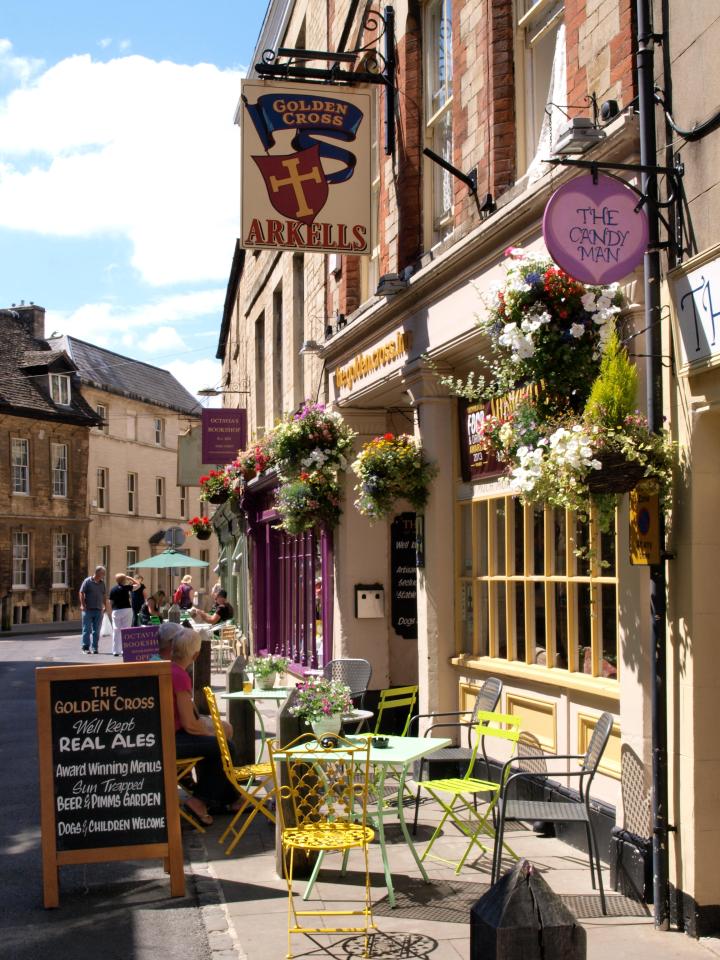 The Golden Cross Inn in Cirencester, UK.