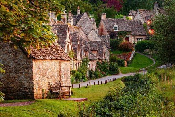 Arlington Row in Bibury, Gloucestershire