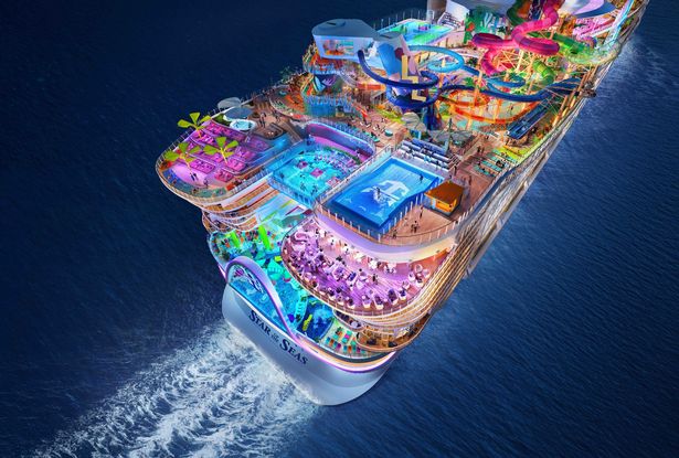 A view of the ship from above