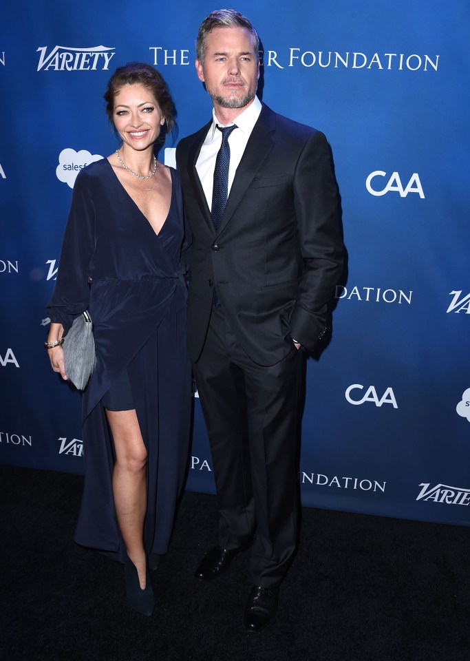 Rebecca Gayheart and Eric Dane at a gala.