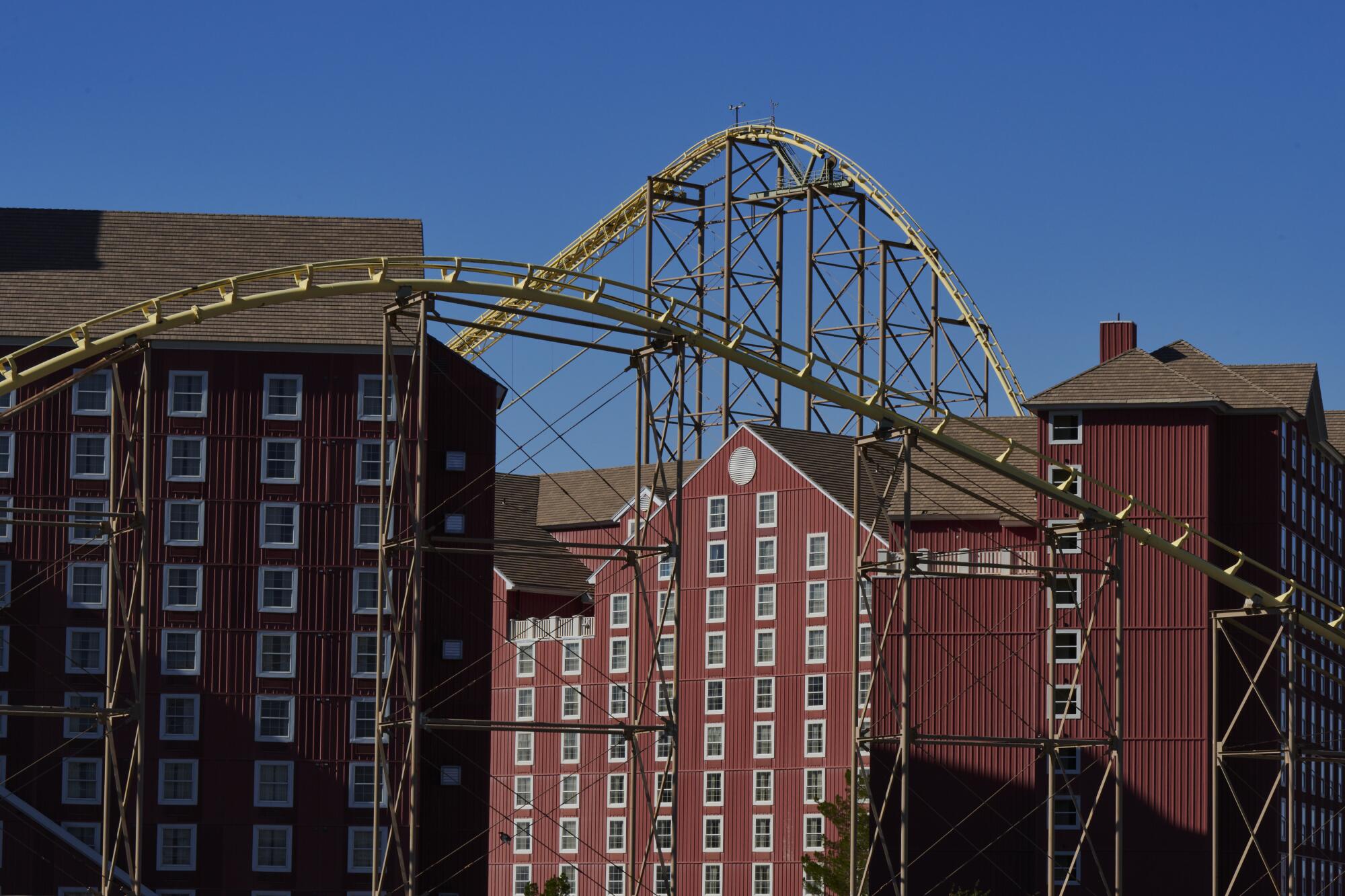 The Desperado roller coaster at Buffalo Bill's Resort and Casino