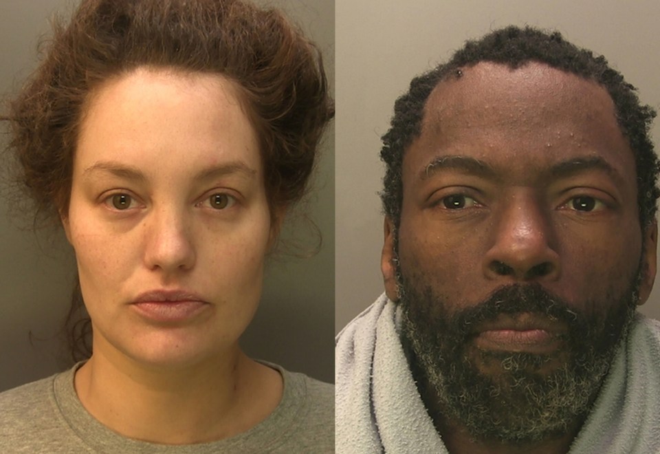 Mugshots of Constance Marten and Mark Gordon.