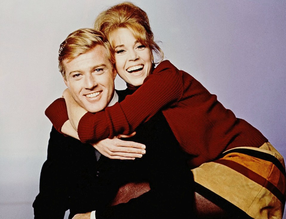 Robert Redford and Jane Fonda from the film Barefoot in the Park.
