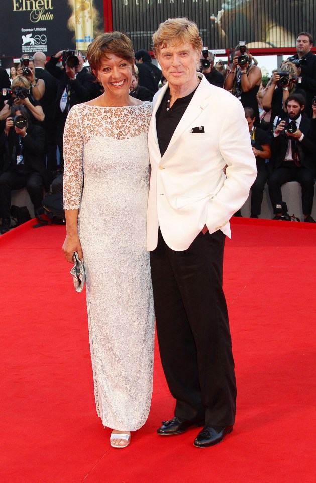 Robert Redford and his wife Sibylle Szaggars at 'The Company You Keep' Premiere.