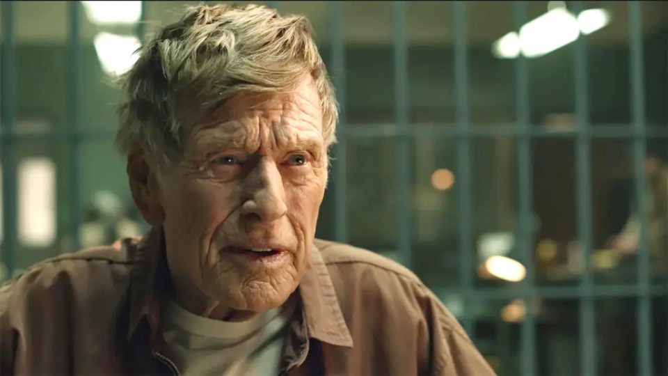 Robert Redford in his role as a prison inmate in "Dark Winds."