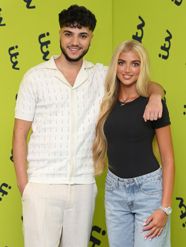 Junior Andre and Princess Andre pose for a photo at the ITV Reality Entertainment Schedule Launch.