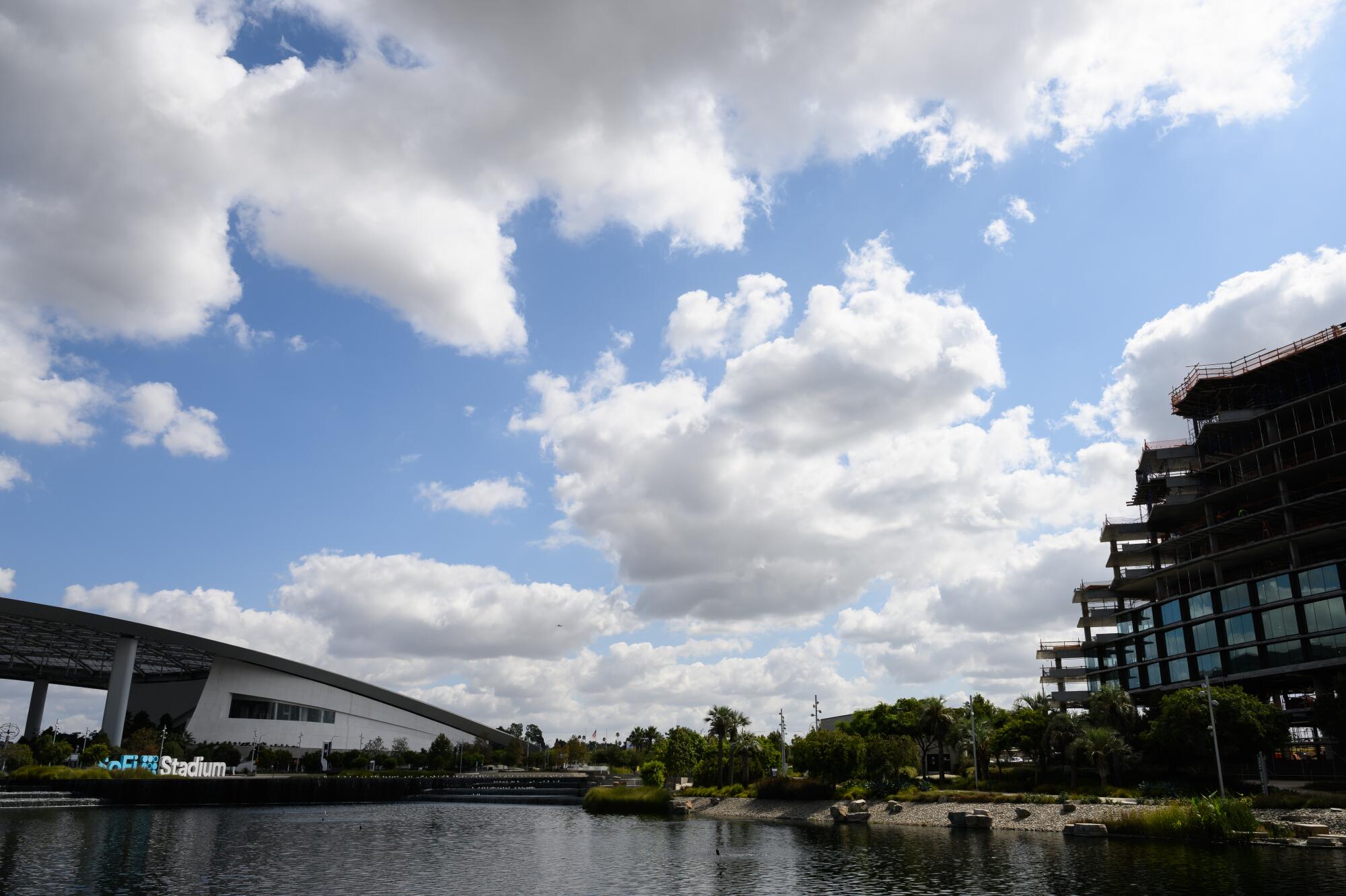 The $300-million Kali Hotel across from SoFi Stadium is expected to be completed before the 2028 L.A. Games.