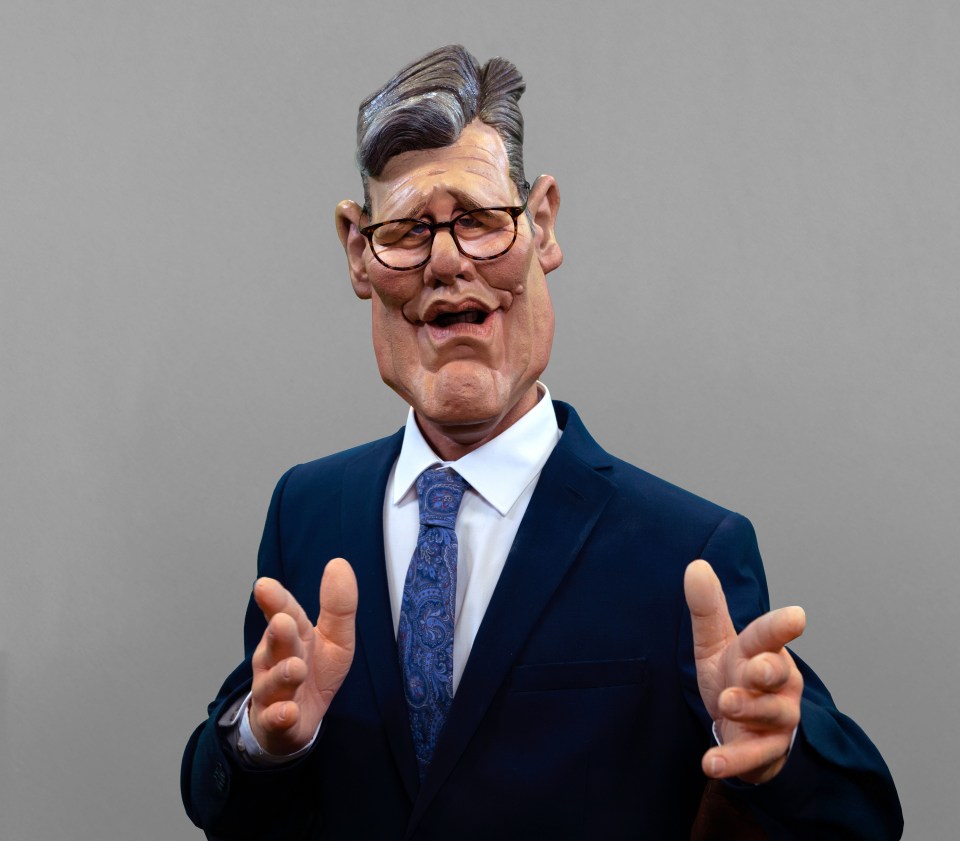 Spitting Image puppet of Prime Minister Sir Keir Starmer.
