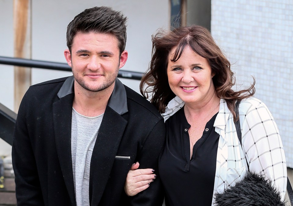 TV presenter Coleen Nolan and her son, Shane Richie Jr.