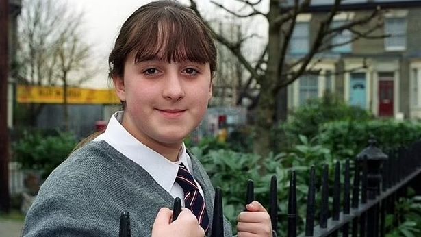 Natalie as schoolgirl Sonia in EastEnders