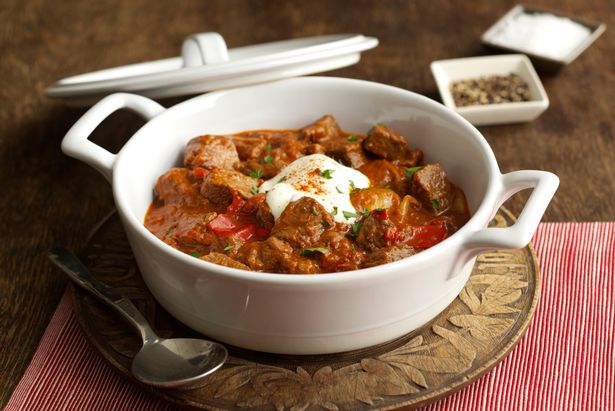 A bowl of goulash