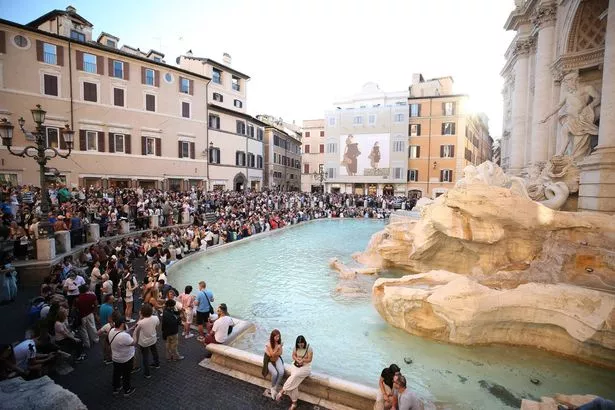 Trevi fountain in Rome