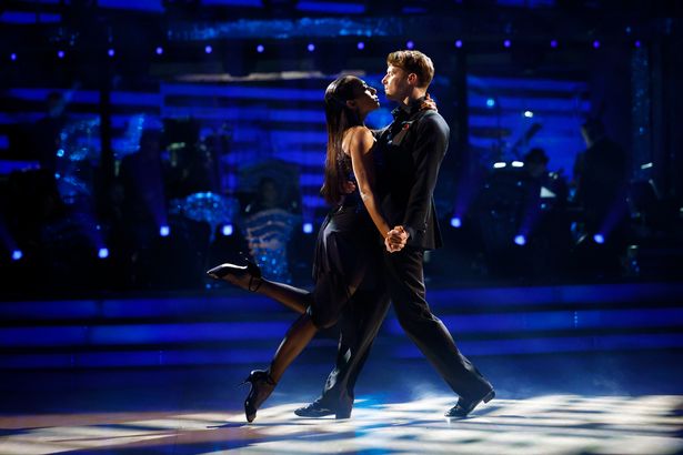 Michelle Tsiakkas dances with Jamie Borthwick during a Strictly Come Dancing show last year