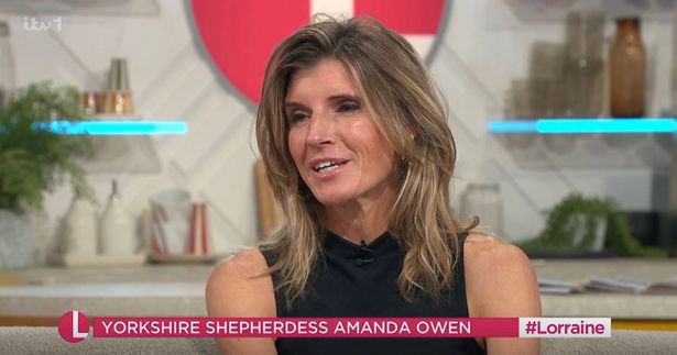 Amanda Owen made a dig at ex-husband Clive Owen on Thursday's episode of Lorraine