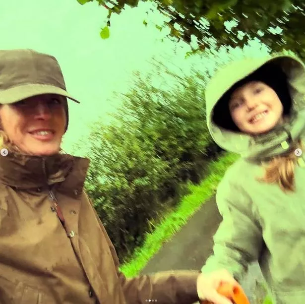 Amanda, 51, took to Instagram to share a collection of snaps with some of her nine children at Ravenseat Farm in the Yorkshire Dales