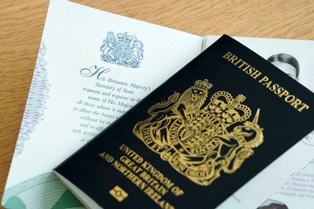 King Charles III UK passport