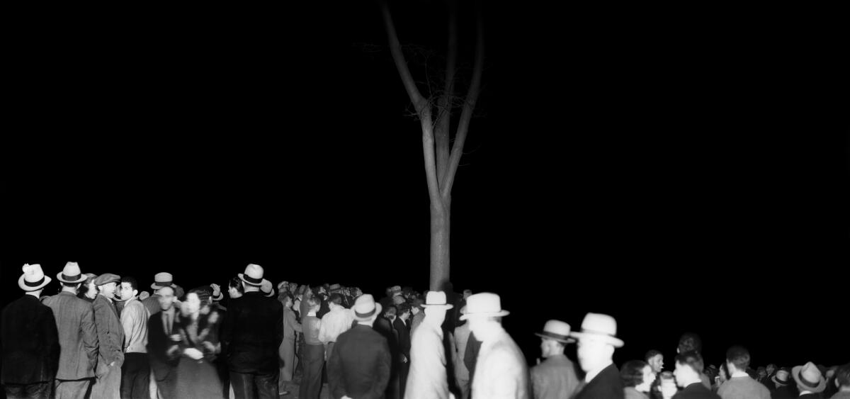 Ken Gonzales-Day, "The Wonder Gaze, St. James Park (Lynching of Thomas Thurmond and John Holmes, San Jose, 1933)."