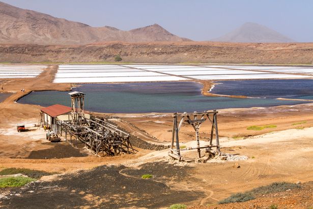 Saline on Sal on Capo Verde island