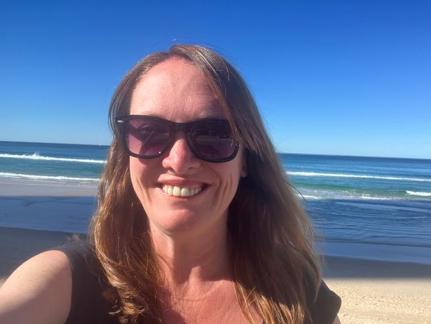 Clare on the beach