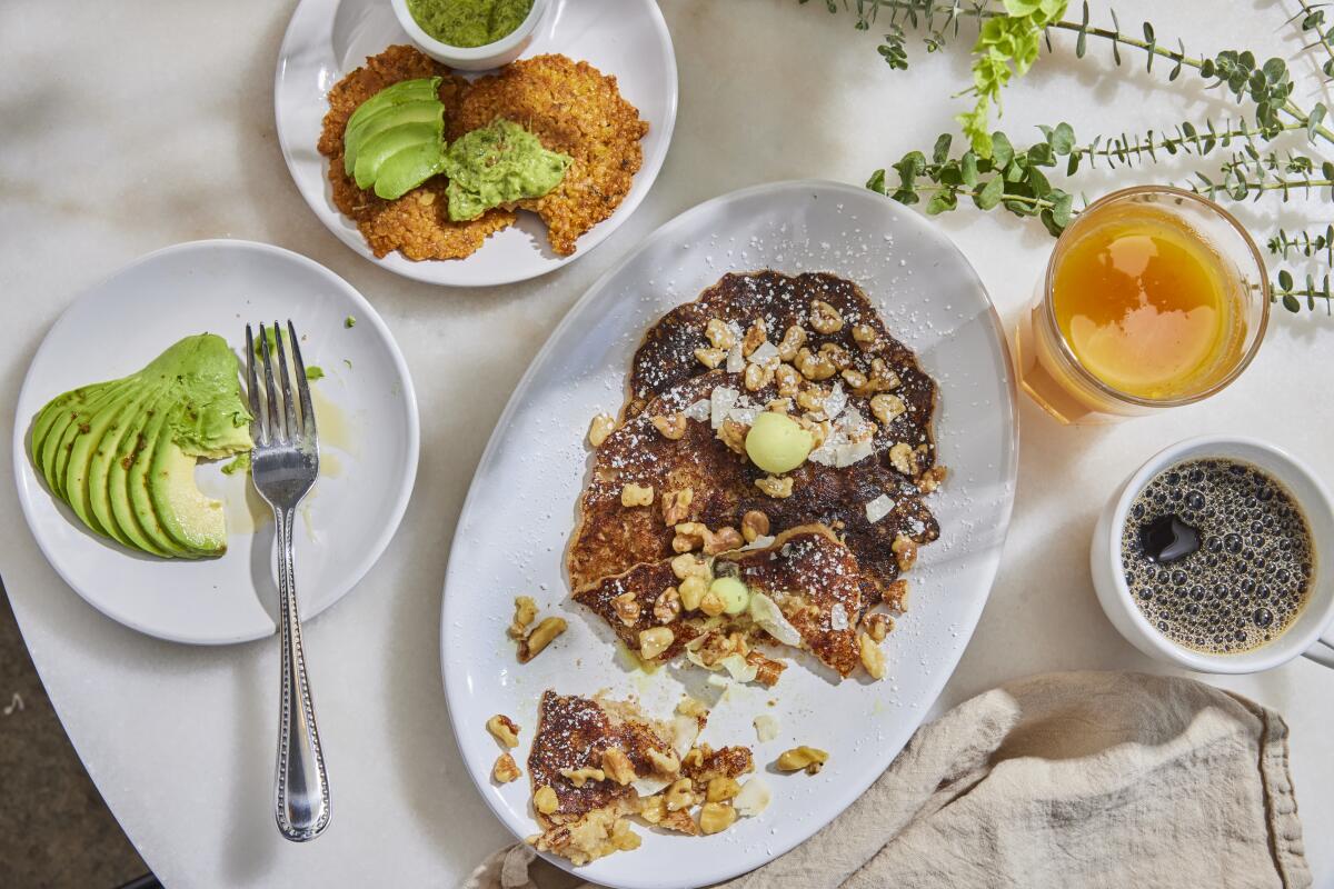 The oatmeal griddle cakes from Breakfast by Salt's Cure.