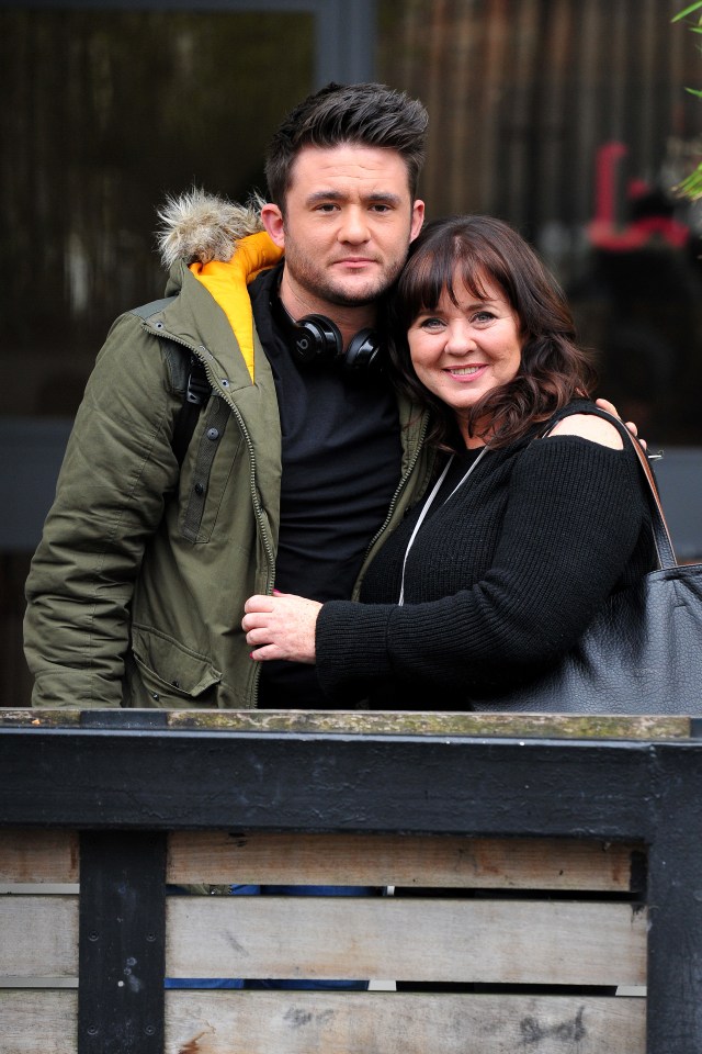 Celebrity Big Brother winner Coleen Nolan with her son Shane Richie Jr.