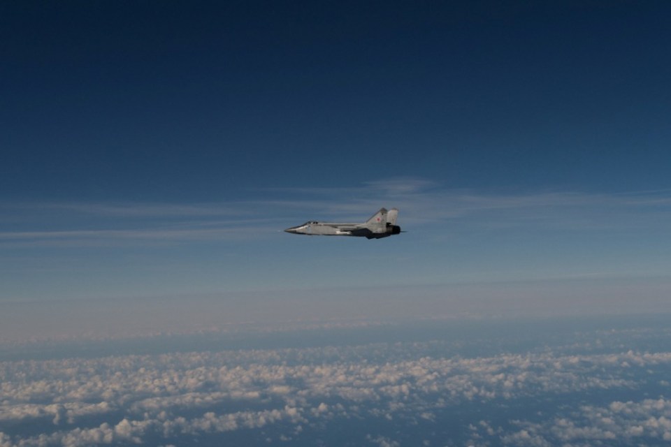 A still photo published by Swedish armed forces that it says shows a Russian mig-31 fighter jet that took part in the violation of Estonian airspace. Swedens military says the image was taken over the Baltic sea after the Russian aircraft left Estonian airspace, still photo released on September 19, 2025. Swedish Armed forces/Handout via REUTERS. THIS IMAGE HAS BEEN SUPPLIED BY A THIRD PARTY. MANDATORY CREDIT. NO RESALES. NO ARCHIVES Reuters was also able to confirm the aircrafts seen in the pictures as Russian MiG-31 fighter jets from the design which matched file imagery. Reuters was not able to independently verify the location or the date the photos were taken.