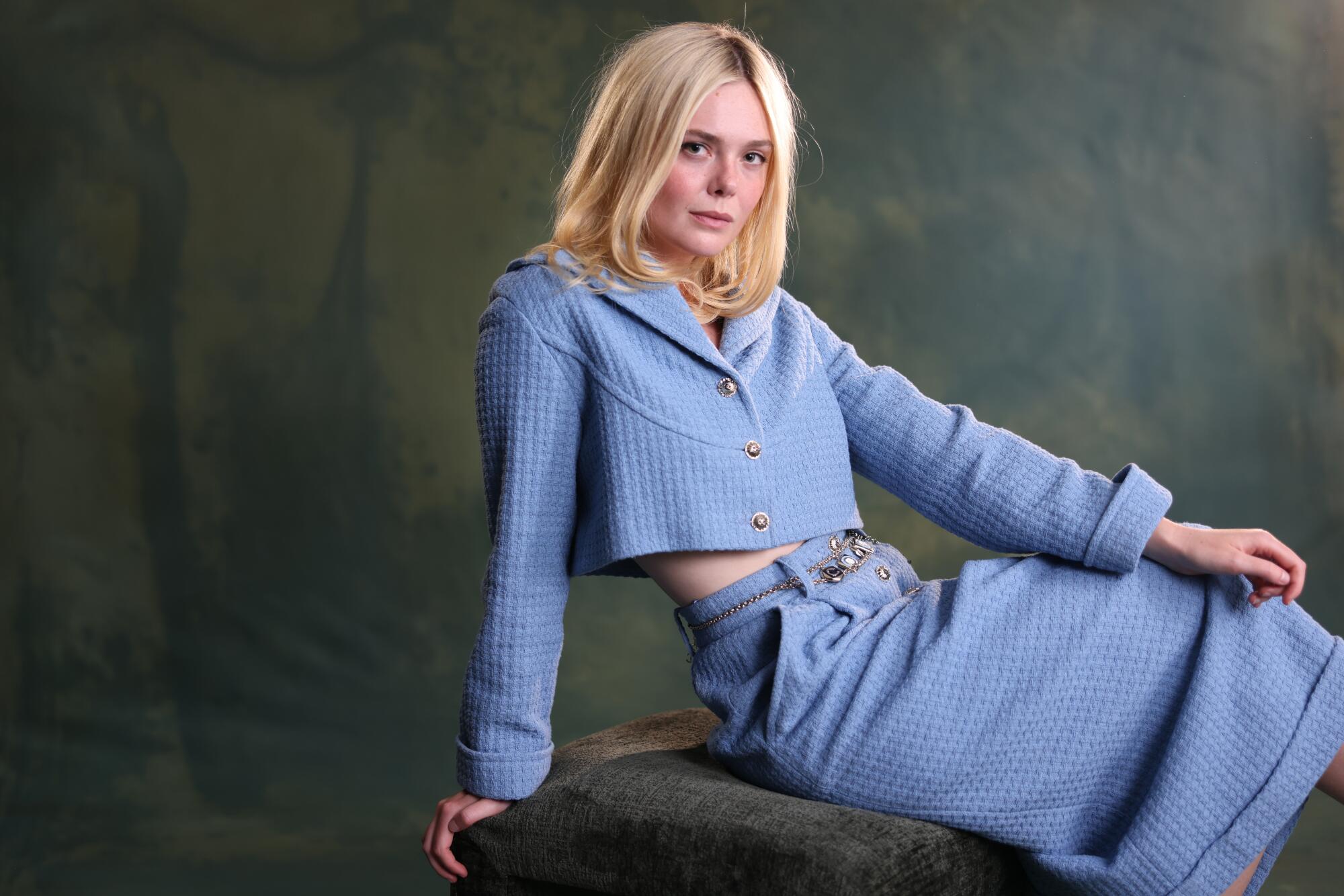 Elle Fanning from the film "Sentimental Value."