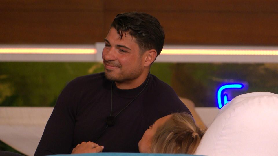Anton Danyluk on Love Island: All Stars.