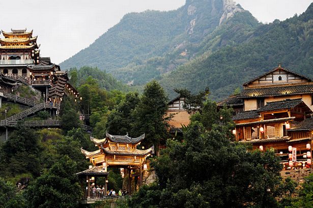 Wangxian Valley in Shangrao is in central China's Jiangxi province