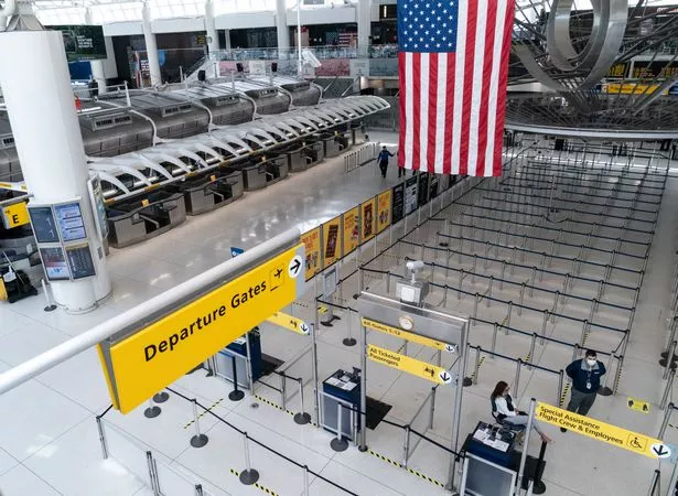 General view of Terminal 1 of JFK Airport, New York