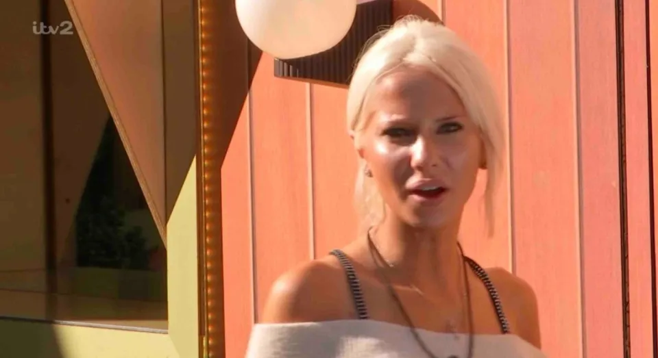 EROTEME.CO.UK FOR UK SALES: Contact Caroline If bylined must credit ITV2 Big Brother - Day 3 Picture shows: Zelah, Elsa, Marcus and Cameron chatting. NON-EXCLUSIVE Date: Wednesday 1st October 2025 Job: 251001UT12 London, UK EROTEME.CO.UK Disclaimer note of Eroteme Ltd: Eroteme Ltd does not claim copyright for this image. This image is merely a supply image and payment will be on supply/usage fee only.