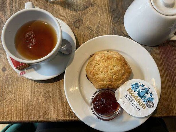 A cream tea at the Cabin Dairy was this seaside town's one saving grace